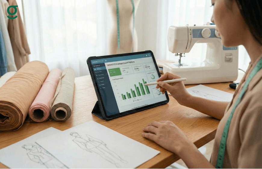 Analyzing Annual Growth Patterns Using a Tailoring Application | GrowStitch