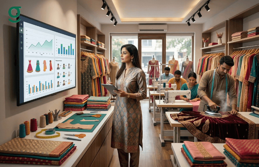 Tailoring software helps manage production, staff tasks, and order tracking in a boutique