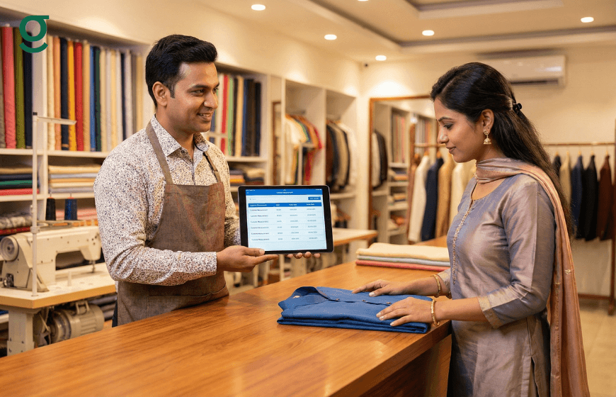 Tailoring Application used by tailor to manage customer orders in boutique