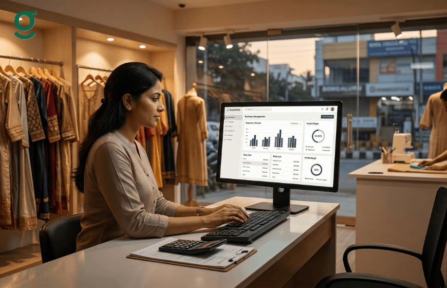 Boutique Software managing sales, billing, and performance data in a fashion store