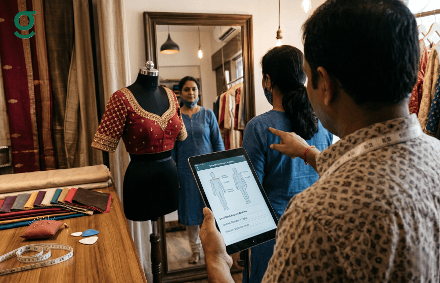 How a Tailor Measurements App Captures Posture Notes for a Better Fit | GrowStitch 
