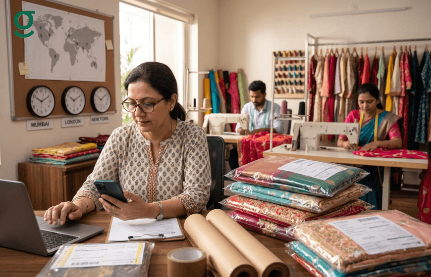 How an Online Tailor App Helps Boutiques Track NRI and Overseas Orders | GrowStitch