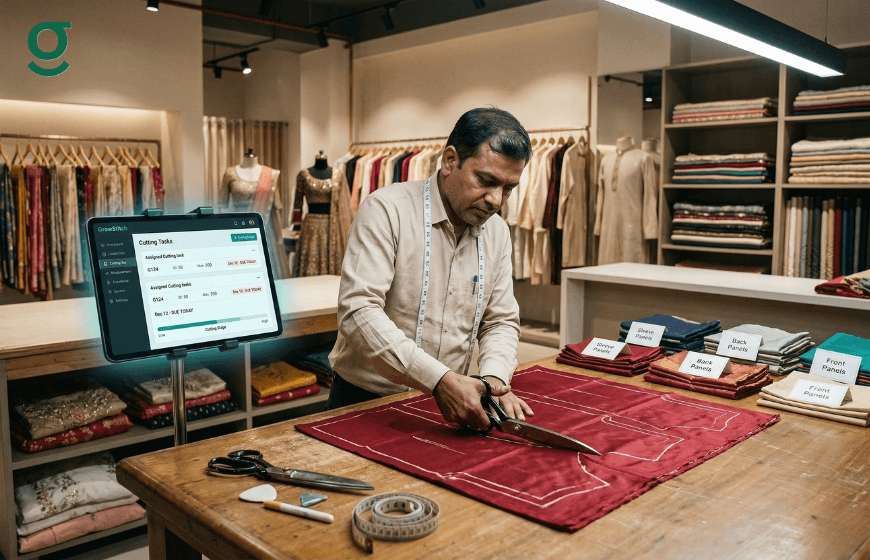 How to Assign Tasks via Tailor Software for Tailor Shops | GrowStitch