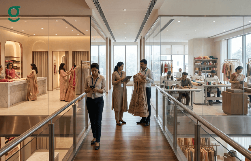 Boutique Management System Software connecting boutique sales, production tracking, and team management in one platform.