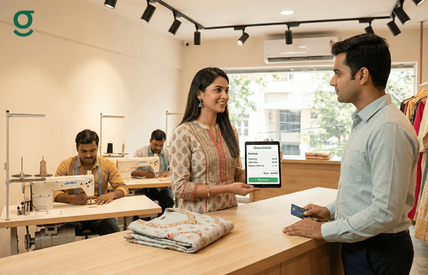 Master Your Store Setup by Digitizing Services for Faster Billing Cycles using Boutique App | GrowStitch
