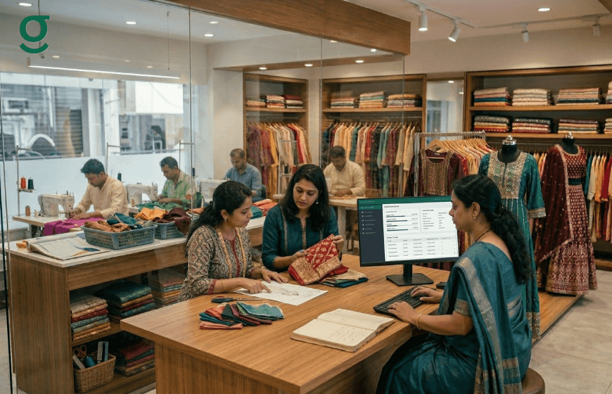 Boutique management system handling orders, measurements, and workflow.