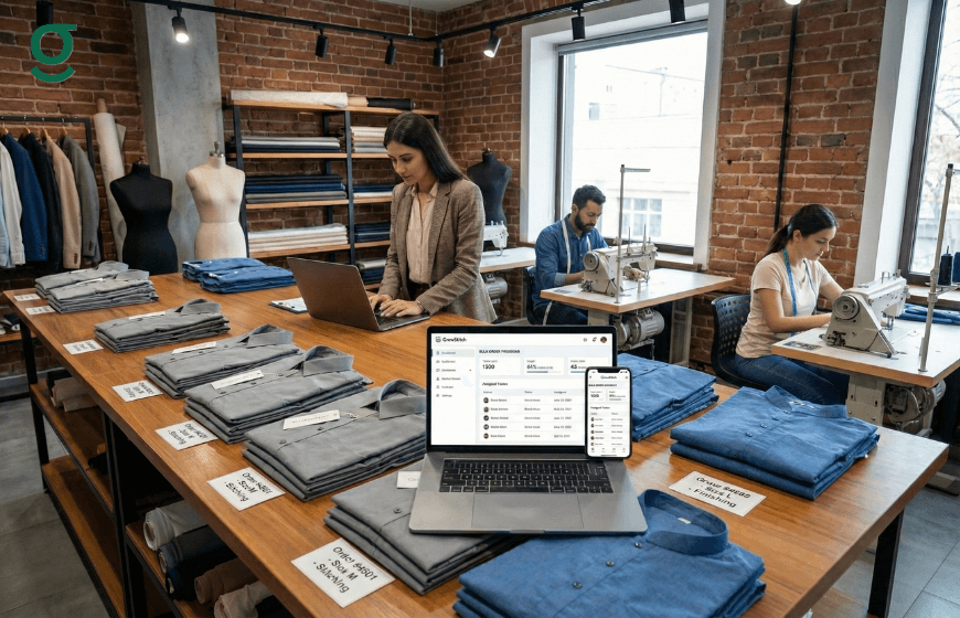 Streamline Bulk Orders and Production Processes Using the GrowStitch Tailoring Application