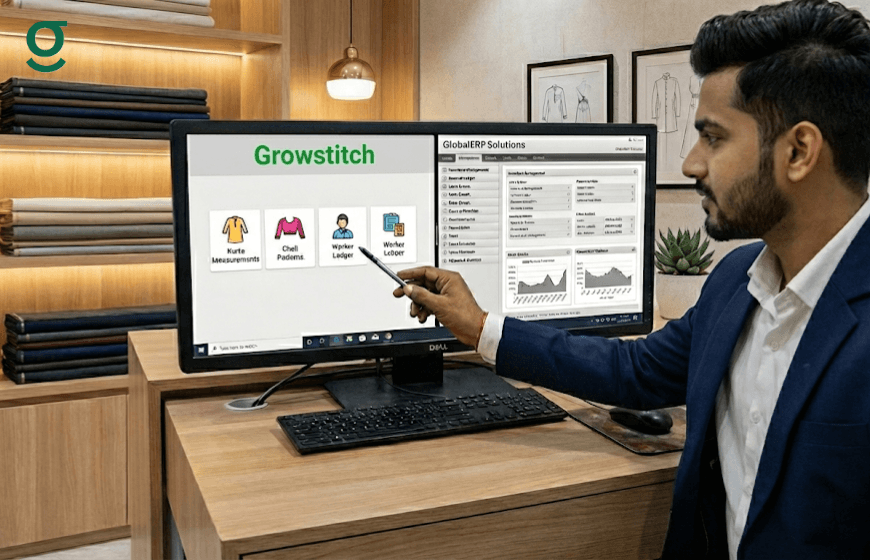 Tailor Software India: Choosing a Platform Built for Local Workflows vs. Generic ERPs| GrowStitch