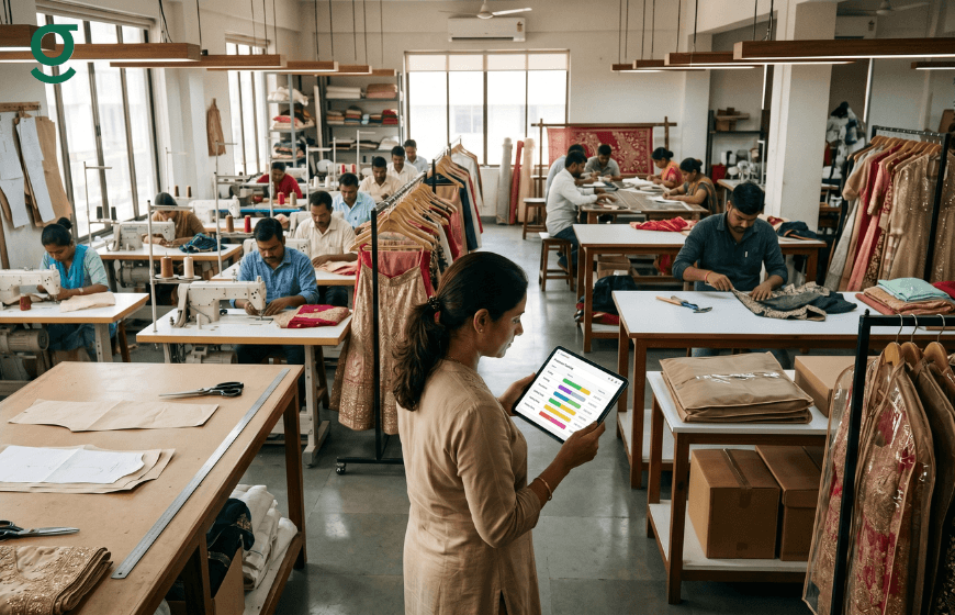 Tailoring Application helping garment workshop teams track production, manage orders, and monitor workflow in real time.