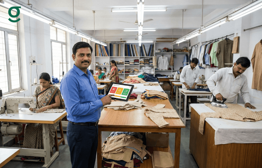 Tailoring Software managing production and workflow in a tailoring unit.