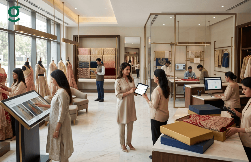Tailoring Software streamlining boutique management, customer orders, and production workflows.