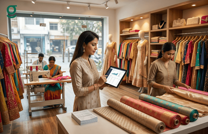 Boutique Management System managing inventory, sales, and tailoring workflow