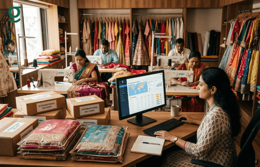 Track Overseas Orders via Tailoring Application | GrowStitch