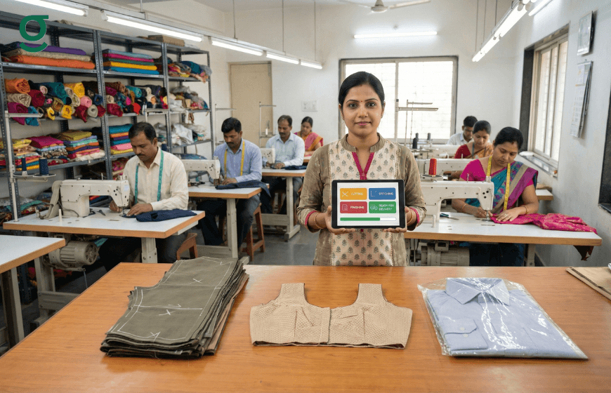 Track Production Stages Easily Using a Tailor App | GrowStitch