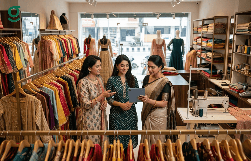 Boutique software managing customer orders and inventory in retail store