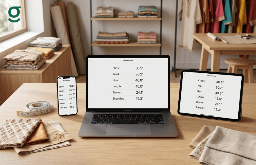 Sync Team Measurements with a Tailor Measurements App | GrowStitch