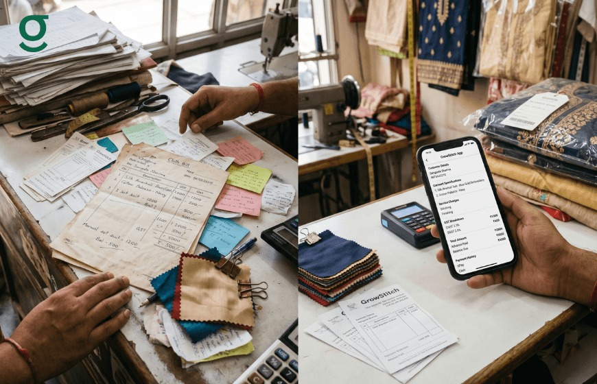 What Is the Best Clothes Bill Format for Indian Tailors and Why Digital Is Better | GrowStitch